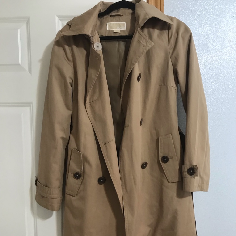Brown Michael Korda Rain Jacket